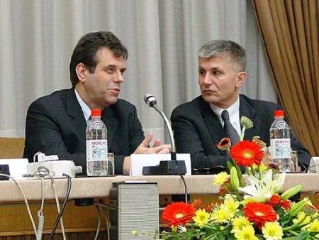 Vojislav Koštunica and Zoran Đinđić